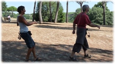 prove di condotta al guinzaglio